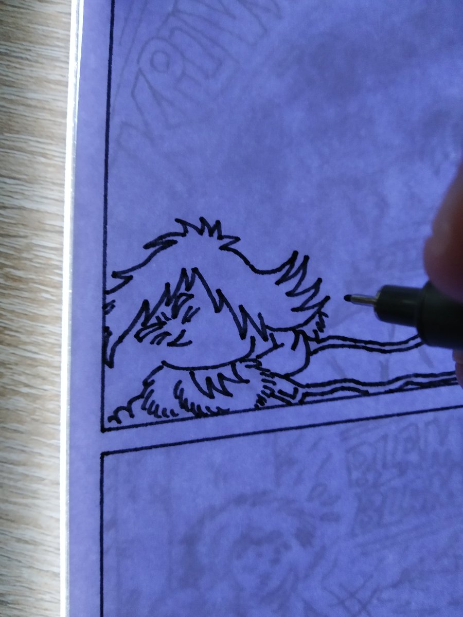 juanalvarezilus's tweet photo. Empezando el entintado de la página 100 de Laura Storm (en el posible tomo creo que sería la 108 o así).

@noesunhobby #wip #comic #inking #art #arte #comicpage #bd #laurastorm #bdcomics #bdartist #artwork #comicpanel #cartoon https://t.co/LTh6k50CMN