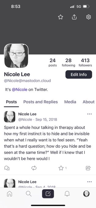 Hello, I am here. (Mostly lurking for now). https://t.co/F0uF8ScfuK