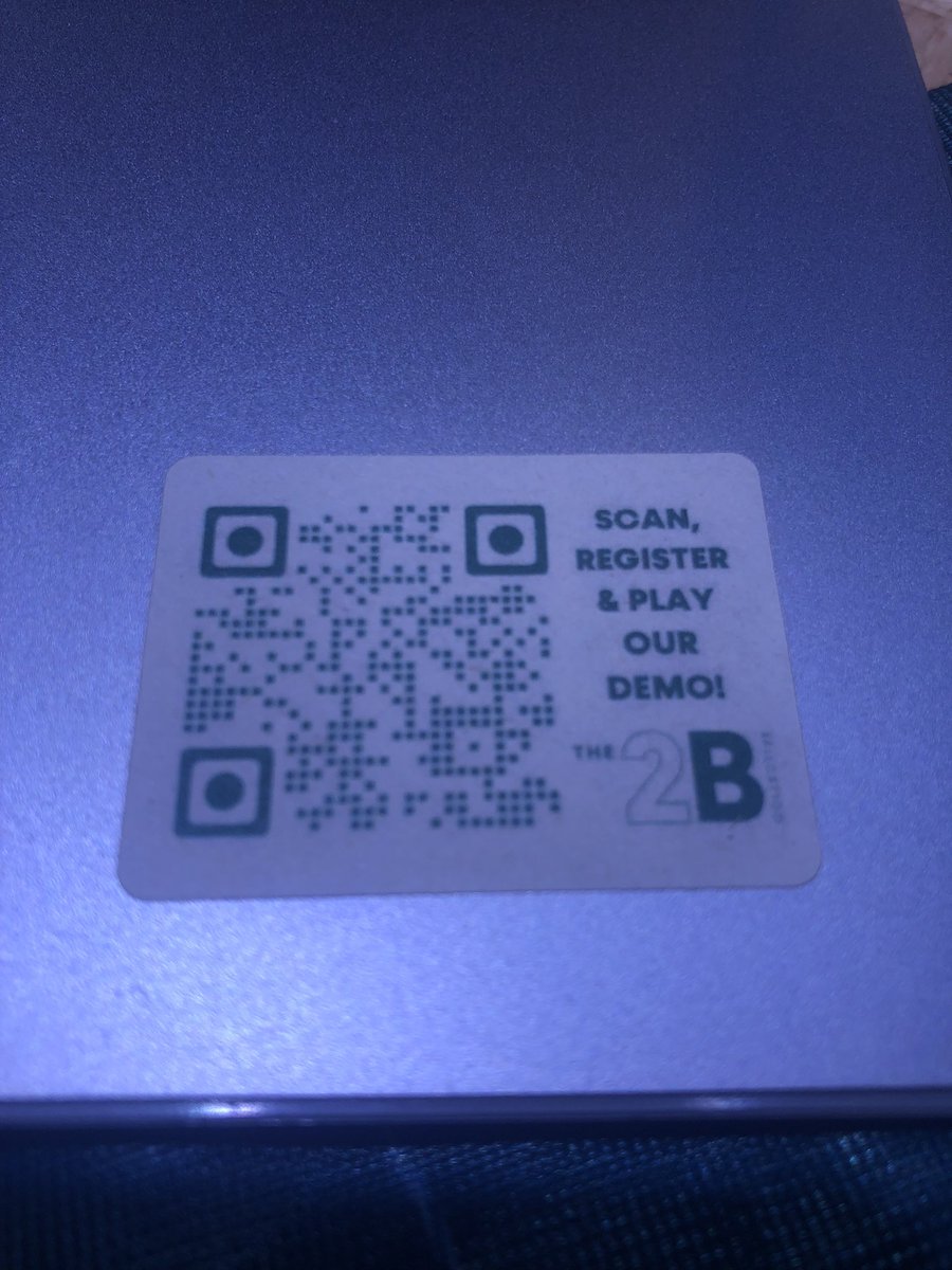 Curious to see our platform? With this QR code, you get access to The 2B Web Summit Impact Games! And of course their are huge prizes to win!