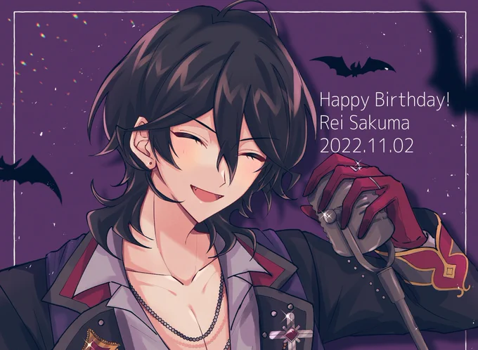 #朔間零誕生祭2022お誕生日おめでとうございますこれからも応援しております 