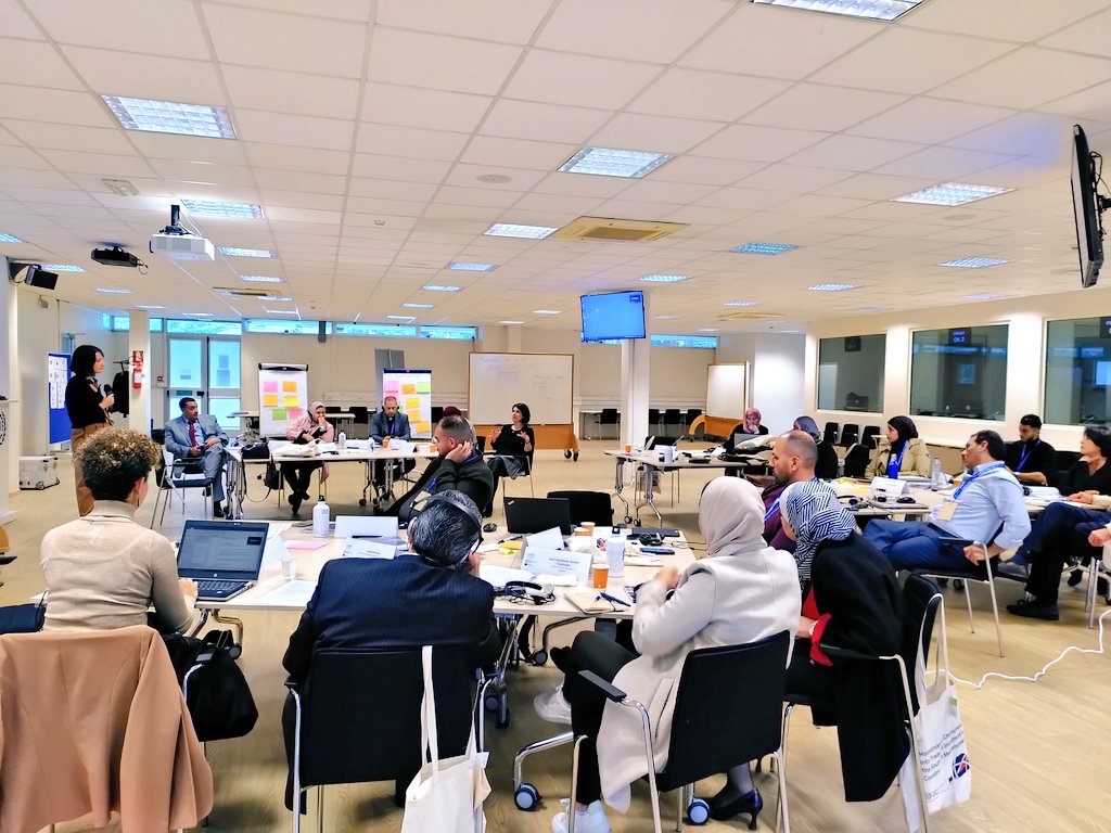 OstermeierMa's tweet photo. Day 2️⃣ of METI's regional training: How is #trade related to #employment? How can we spot untapped #export potential to create more and better jobs? Answers by Pelin (@ILO_Research) and @sylv1_perillat (@ITCnews). More on METI 👉 https://t.co/QkaYhKC7Iu https://t.co/bUaYgVSnUr