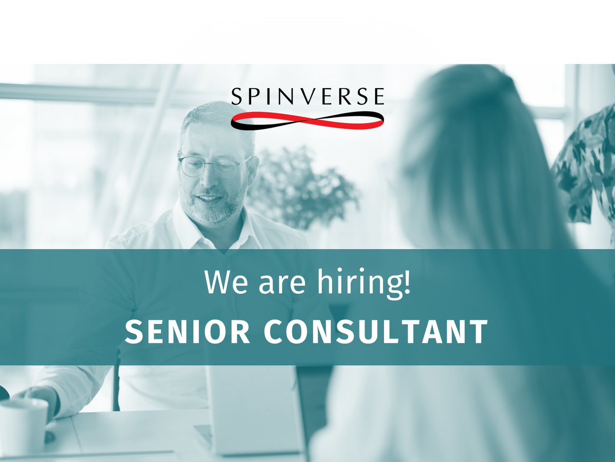 We are #hiring! We are looking for an experienced Senior Consultant with background in the #energy sector. Join us to make an impact with our customers in sustainable industries! spinverse.com/careers/ #innovationconsulting #publicfunding #EUfunding #GPTW