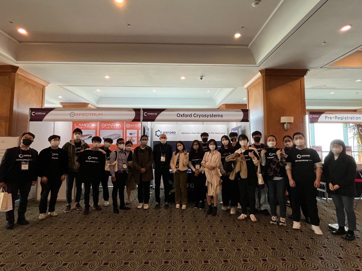 oxcryo's tweet photo. Congratulations to our #AsCA prize winner, Ms. Chaehee Park from @SNUnow! Thanks to everyone who took part in the competition. #Crystallography https://t.co/tW0a7ukPQL