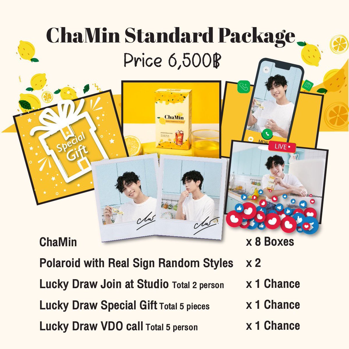 LYMew2's tweet photo. Ủng hộ mọi việc em lựa chọn @MSuppasit 

#MewSuppasit

Chamin Standard Package 
Line shopping: https://t.co/4twsCc5cog… https://t.co/EJhXvJ1jhs