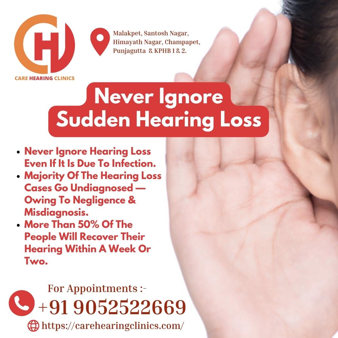 👉#SuddenHearingLossInOneEar #HearingLossInOneEar Or Experiencing #SuddenHearingLoss You Can Get Back Your #Hearing Now By Consulting Our #Audiologists At The Earliest.
Book an appointment now at #CareHearingClinics  
📲+91 9052522669
👉carehearingclinics.com
 #BestAudiologists