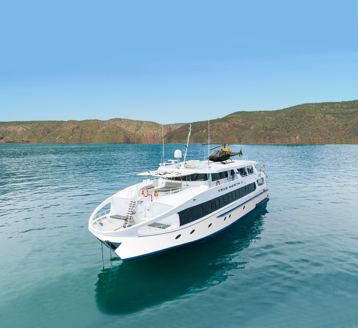 ~ Announcing TRUE NORTH II ~
Featuring a more intimate experience (22 guests), 5 dedicated adventure boats and a ship’s helicopter.
The TRUE NORTH II sailing schedule commences in March 2023 and will complement the TRUE NORTH schedule plus new adventures.