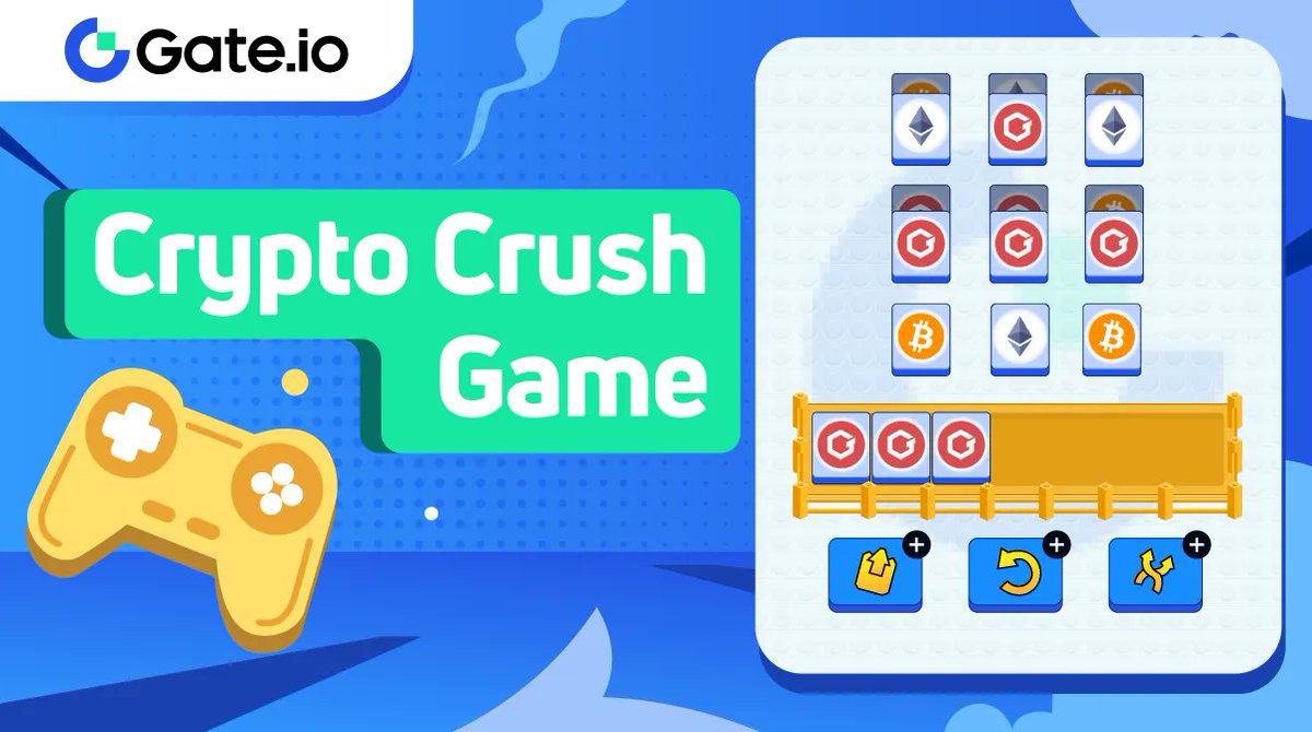 🎮 Gate.io Crypto Crush Game is back!

🙌🏻 Have fun with the game now: gate.io/activity/crypt…

🔜 Crypto Crush Game 2.0 is loading...
Stay tuned: t.me/GateioOfficial…