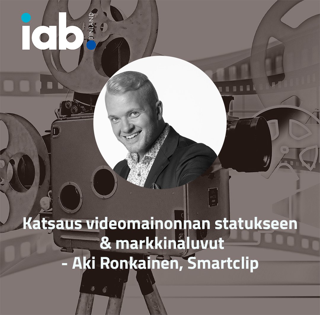 Videowebinaarissa on startattu videon markkinaluvuilla! Tervetuloa mukaan 📽