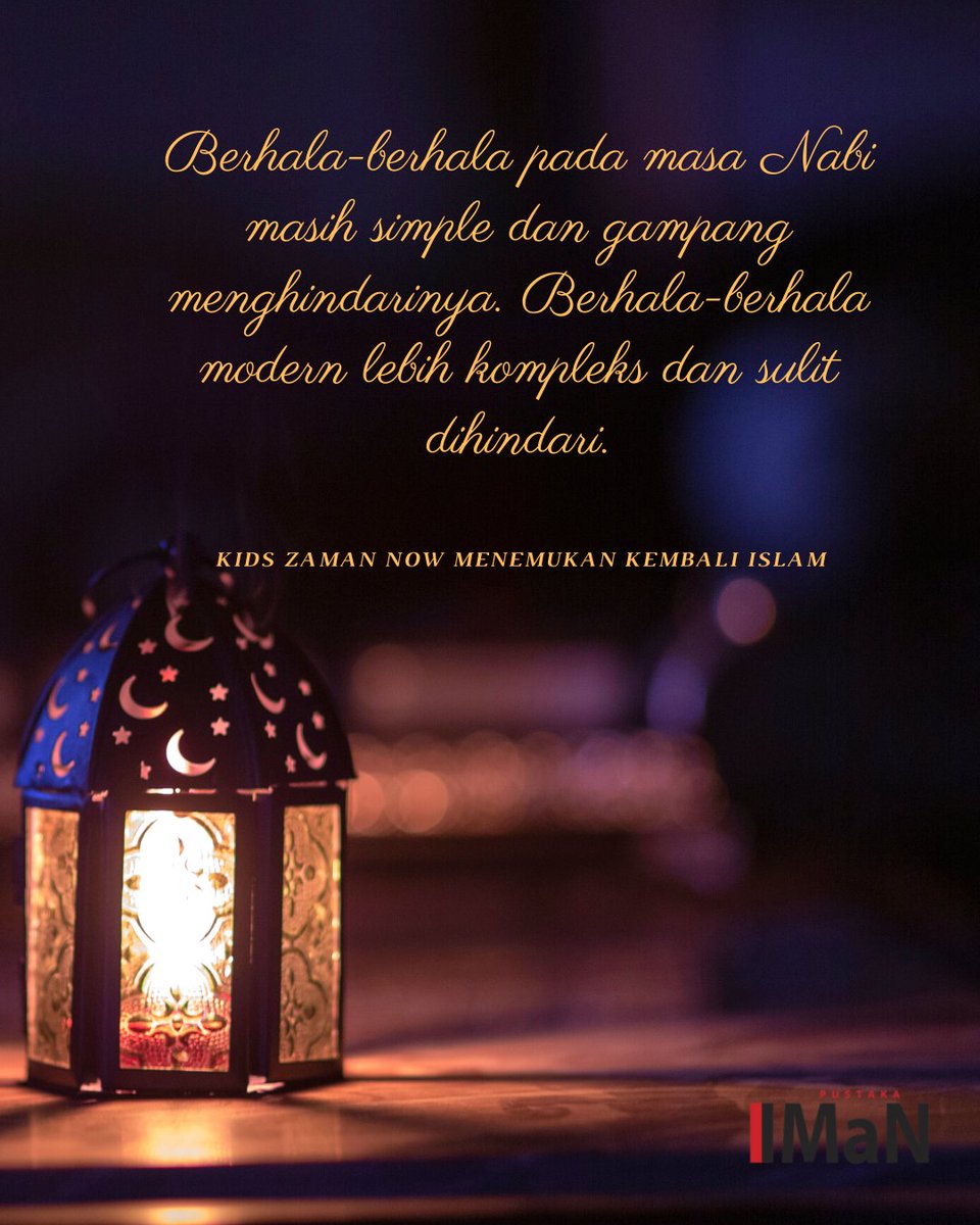 penerbitimania's tweet photo. Berhala-berhala pada masa Nabi masih simple dan gampang menghindarinya. Berhala-berhala modern lebih kompleks dan sulit dihindari.
#KidsZamanNowMenemukanKembaliIslam #mnkamba #maiyah #sufi #tasawuf #islam #buku #bukuislami https://t.co/uPT3JVqhFq