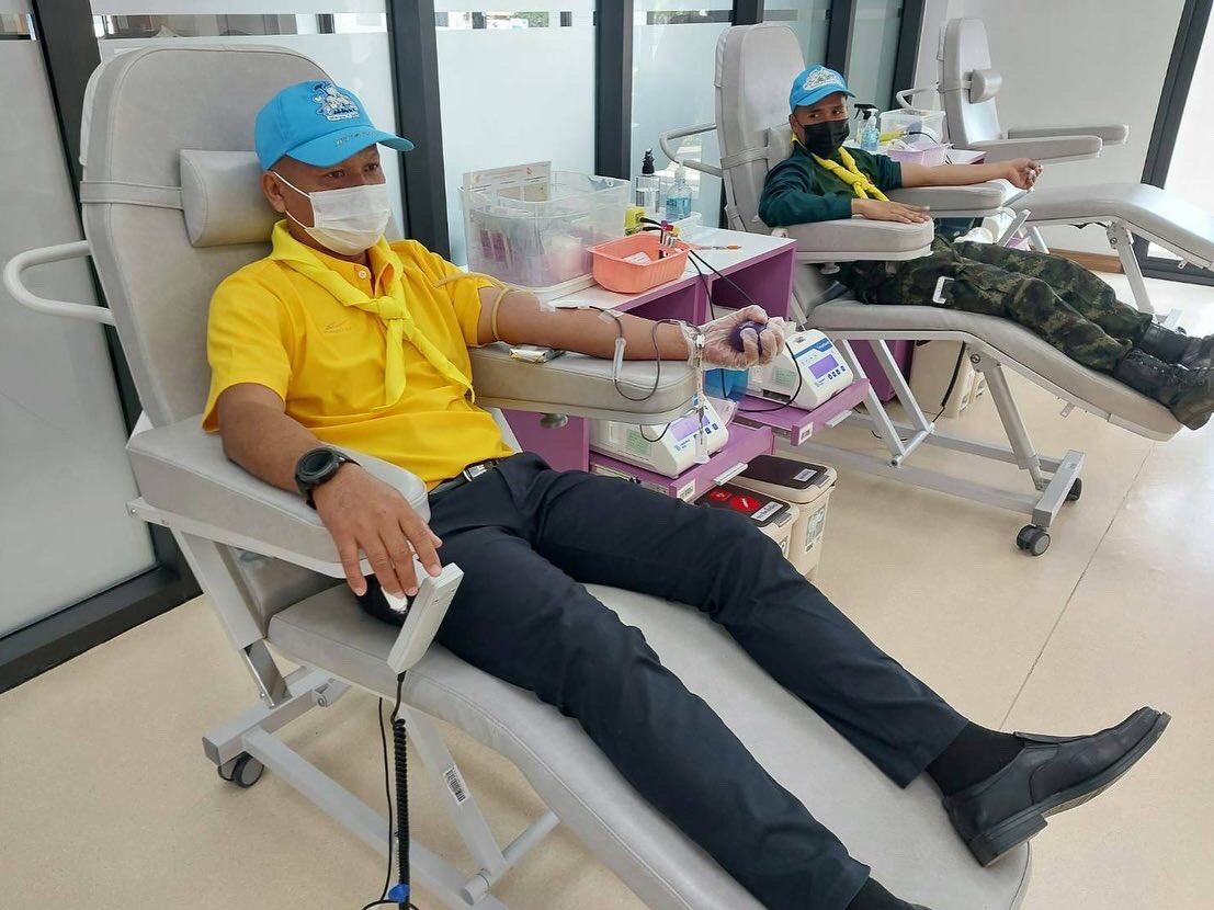 ascom2army2's tweet image. วันที่ 2 พ.ย. 65 บชร.2 โดย พัน.สบร.22 บชร.2 จัดกำลังพลบริจาคโลหิตตามโครงการ “บริจาคโลหิต จิตอาสา เพื่อชาติ” ของ ทบ. บริจาคได้จำนวน 5 นาย ได้ปริมาณโลหิต 2,250 ซีซี ณ ภาคบริการโลหิตแห่งชาติที่ 5  สภากาชาดไทย ต.หนองบัวศาลา อ.เมือง จว.น.ม.
#กองทัพภาคที่2
#กองบัญชาการช่วยรบที่2