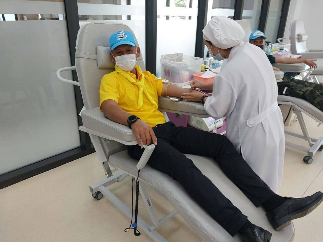 ascom2army2's tweet image. วันที่ 2 พ.ย. 65 บชร.2 โดย พัน.สบร.22 บชร.2 จัดกำลังพลบริจาคโลหิตตามโครงการ “บริจาคโลหิต จิตอาสา เพื่อชาติ” ของ ทบ. บริจาคได้จำนวน 5 นาย ได้ปริมาณโลหิต 2,250 ซีซี ณ ภาคบริการโลหิตแห่งชาติที่ 5  สภากาชาดไทย ต.หนองบัวศาลา อ.เมือง จว.น.ม.
#กองทัพภาคที่2
#กองบัญชาการช่วยรบที่2