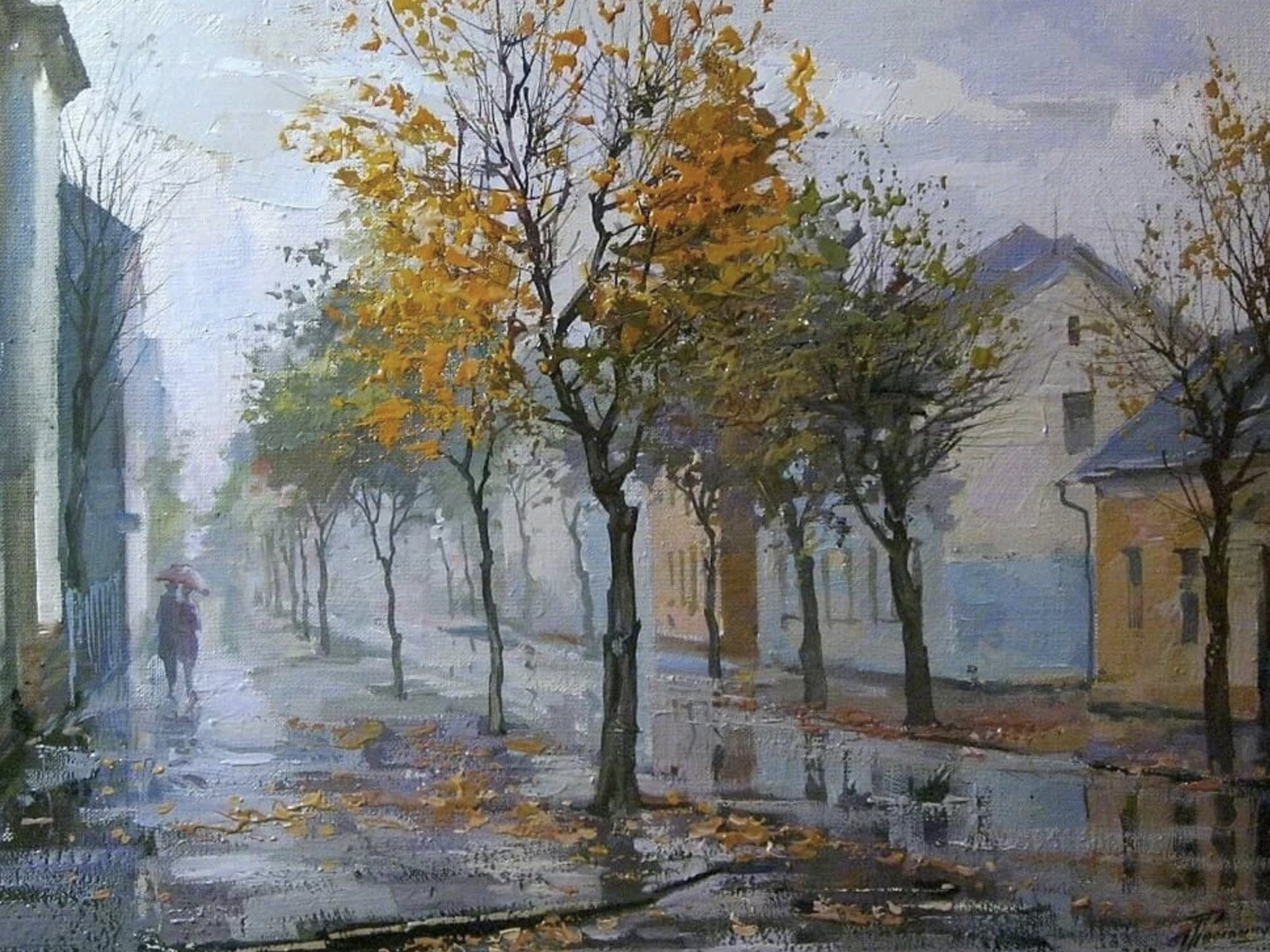 Художник Игорь Романчук осень