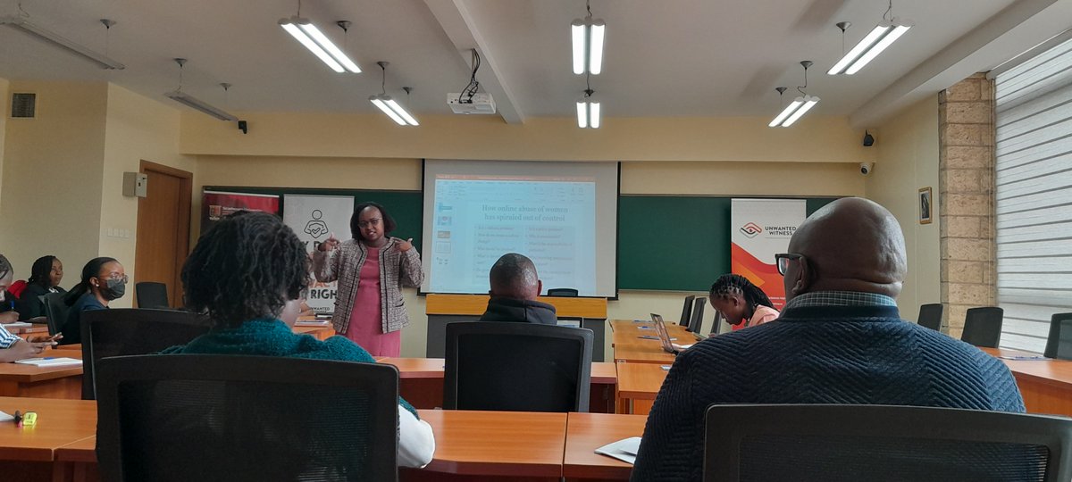 KICTANet's tweet photo. Day 1 of the #PSA2020 master class at Strathmore University. Discussion of Online gender based violence(OGBV) on women. @UnwantedWitness @giz_gmbh @GermanyinKenya https://t.co/4k4jh6jFd5