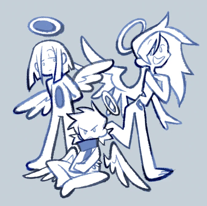 Very simple doodle for a tumblr ask 