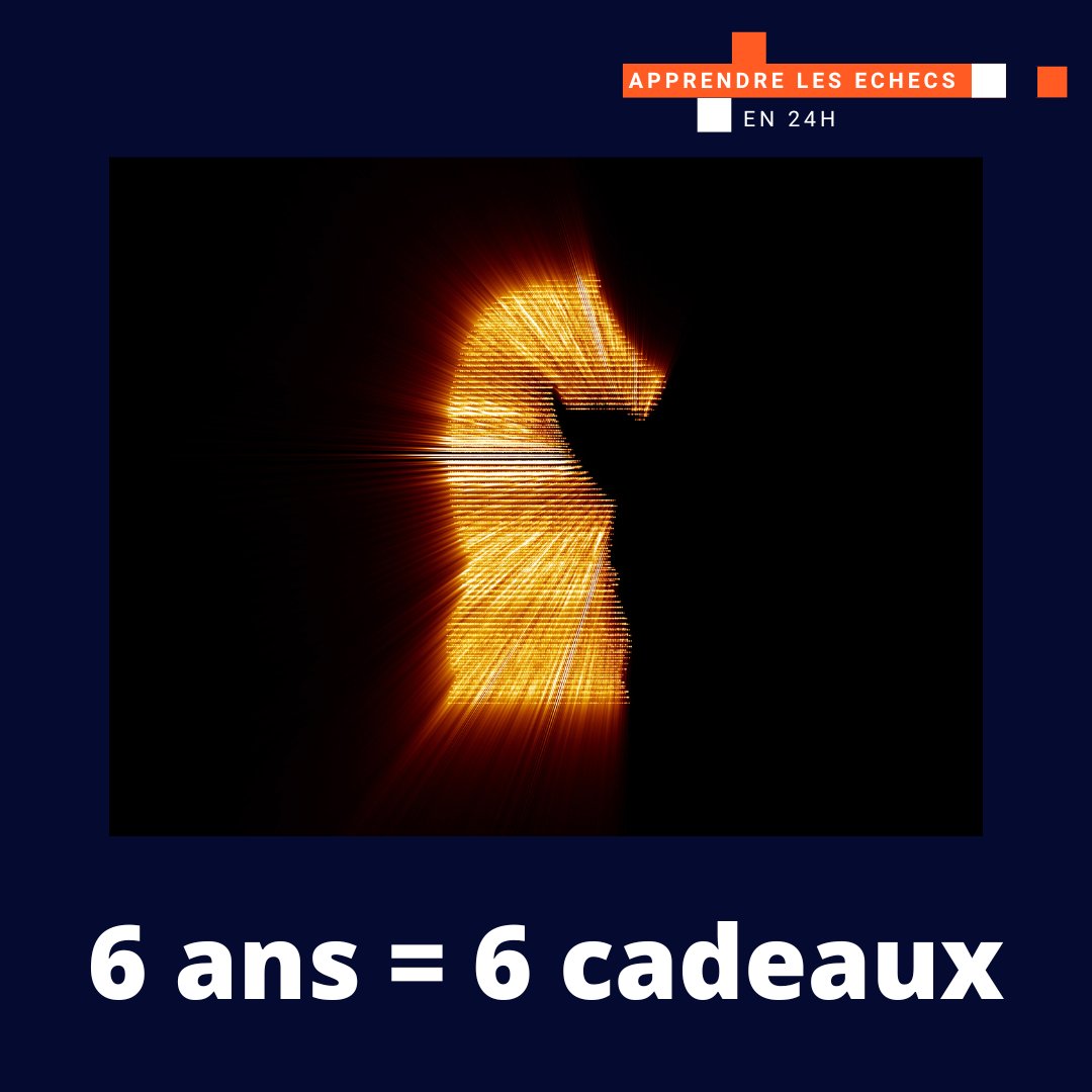 🤩 Cadeau ÉCHECS numéro 6 pendant 6 heures

Vous aimez trouver des échecs et mat ? 
Et bien aujourd’hui en cadeau, vous pouvez obtenir les 10 plus beaux mats du couloir de l’histoire. 

Voici le lien pour profiter du cadeau :
…n-espace.apprendre-les-echecs-24h.com/le-dernier-cad…

#échecs #echecs