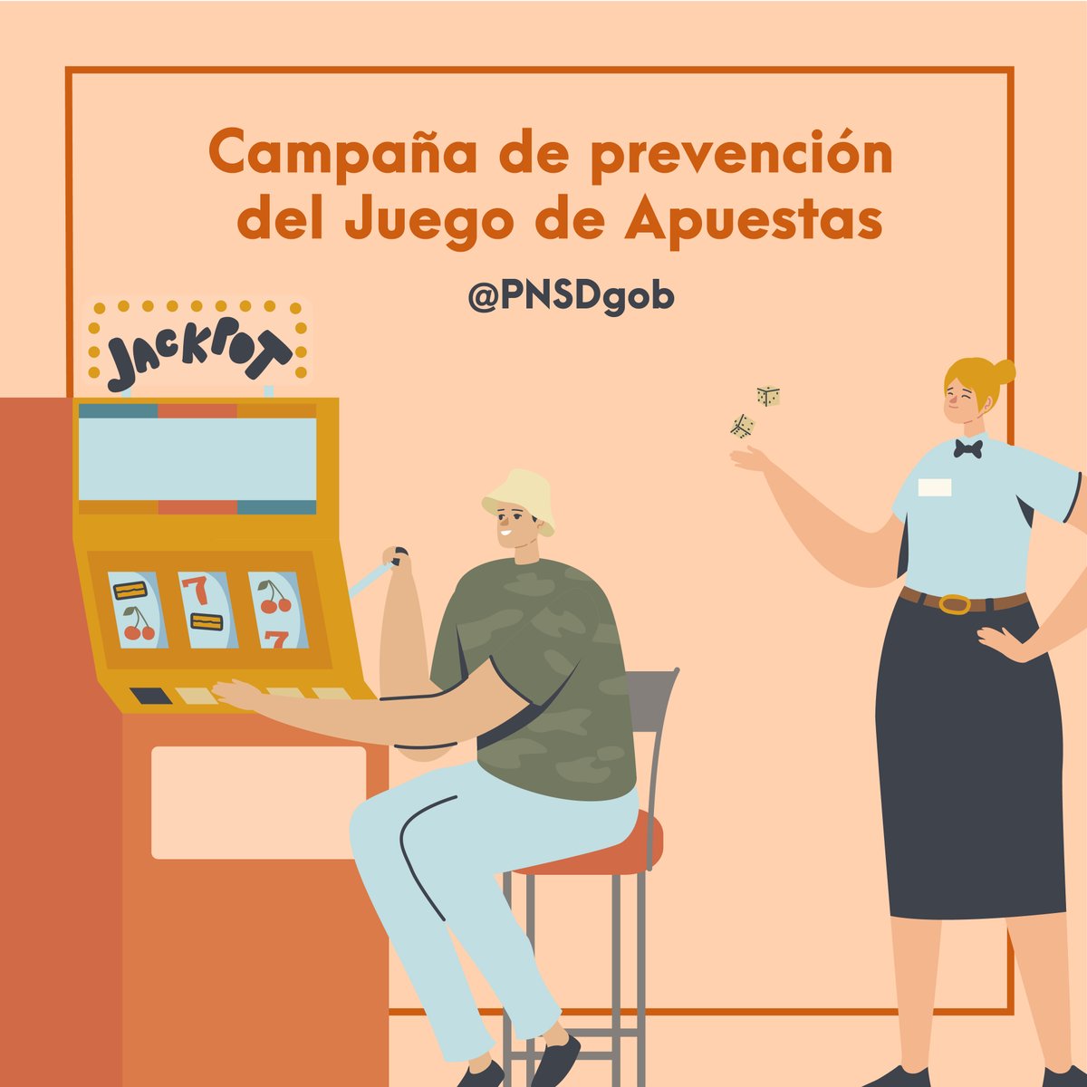 PNSDgob's tweet photo. 🎲 Juego de Apuestas #ImportanteNoParticipar 
📹 ¿Has visto ya el vídeo de la campaña en nuestro canal de YouTube?
🔗 https://t.co/2FLdidlOCk https://t.co/n16g5KyVRG