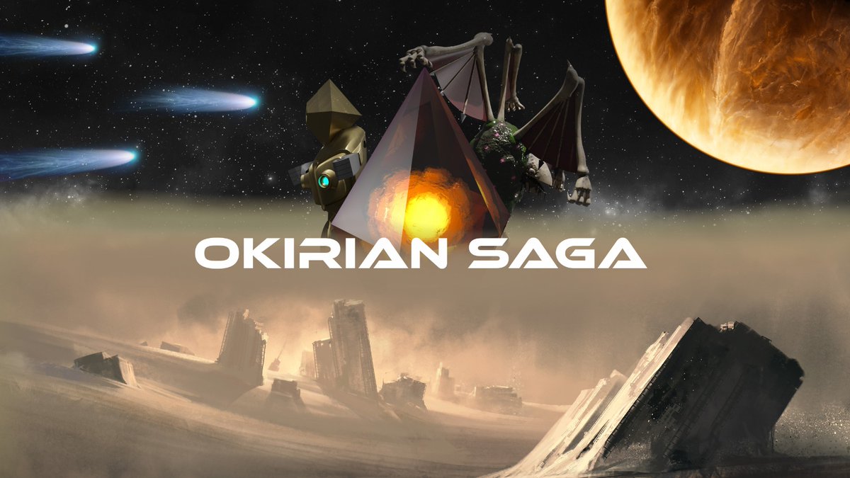 G M to you lovers of #ART , #NFT , #games , #stories , #comics and more🤗🚀📖🤯 Are you ready for the okirian landing? Are you ready to have #fun and make #MONEY 🤑🤑🤑? Are you really ready?????👀
