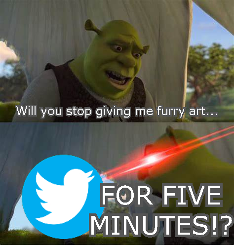 Nothing against furries but fr its not my thing, stop sending me furry art, twitter. Please.