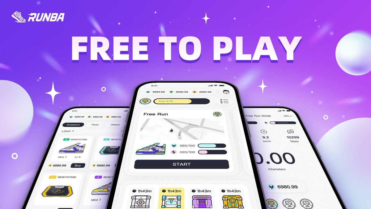 New Version of #Runba 🏃‍♂️ Preview

🤩New Fixes And Features 

✅Sharing your running record

✅<a href="/google/">Google</a> two step verification

#Run together 🏃🏃‍♀️

#Run2Earn #BSC #Binance