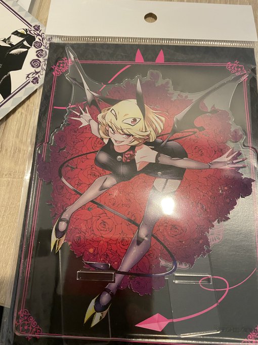 宿ついたので改めてデビザコグッズ確認。レイズさんとエルちゃんが楽しい 