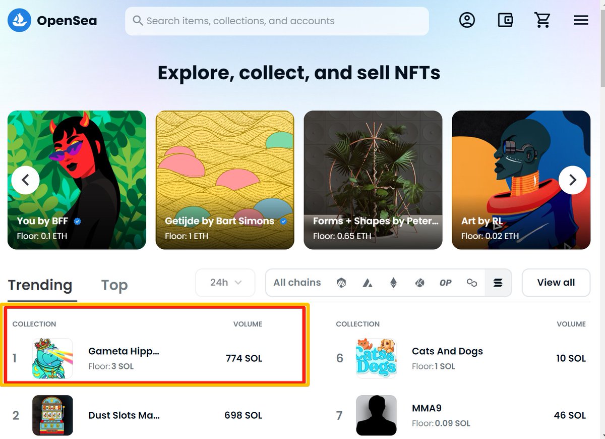 Cherryneedhappy's tweet photo. Gameta Hippo Club now 🥇Ranks First🥇 on Opensea (Solana chain) trending NFT growth ranking!!

Mint website:https://t.co/lI4qKTsxJz

#opensea #OpenSeaNFT #Solana #Gameta #Hippo #Soga #NFT #Magiceden https://t.co/NhwCrrm36Z