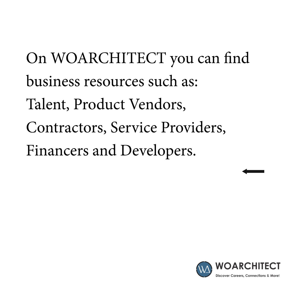 Woarchitect_'s tweet photo. An entrepreneur requires resources ranging from consultants, team members, vendors, contractors to  administrative or financial agencies. We extends an helping hand to aid you with networking. 
Register today.
https://t.co/WVqKsU8aEI
.
.
.
.

#business #team #networking #project https://t.co/Rz4W39Ks5r