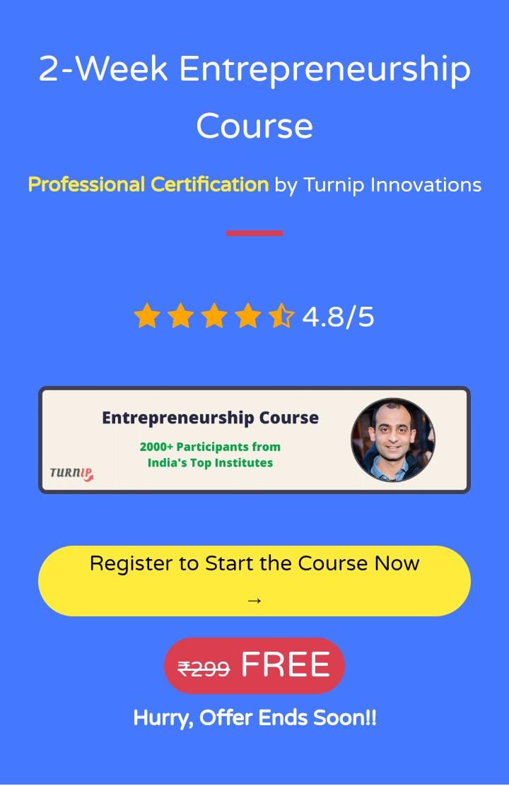 iicnitpy's tweet photo. FREE Entrepreneurship Course (Over 8000 Scholars Registered!)

Turnip’s 2-Week Entrepreneurship Course covers key entrepreneurship concepts in simple and practical way.

Register Now: https://t.co/K1xgbDFQkd https://t.co/G9nVvfMfDb