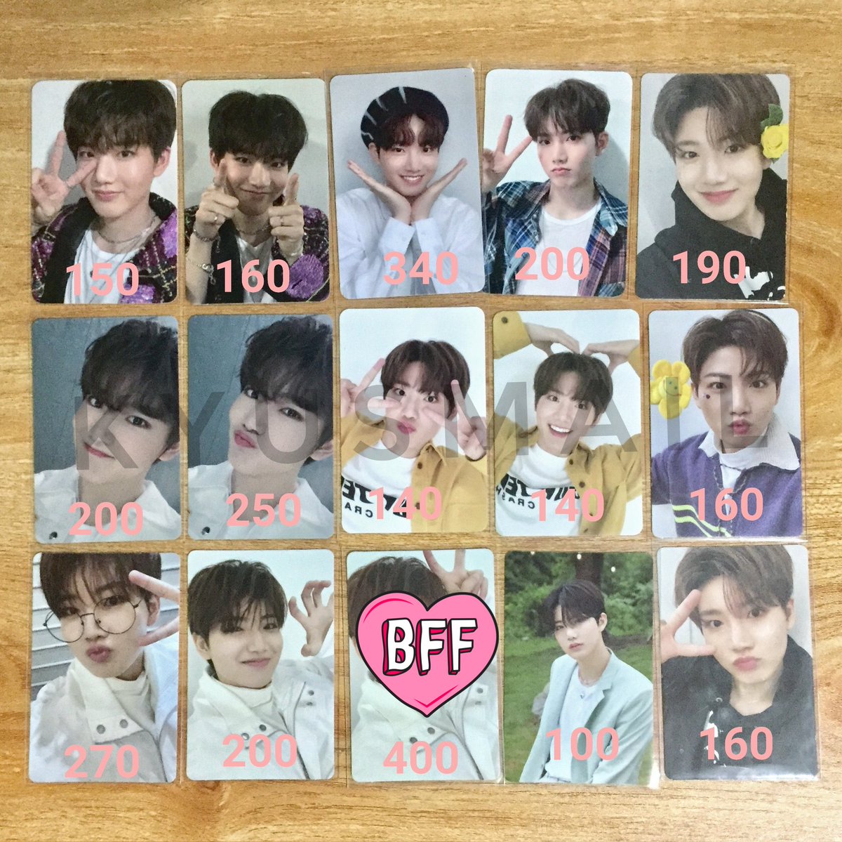 t. wts lfb ph trs — [ #soosells ]

𓂋 Treasure - Kim Junkyu photocards

i will be hosting a hatian ! will only get marked (Junkyu kit pc) 

✴︎ can steal if taking more except bff

ᝰ check moments before claiming