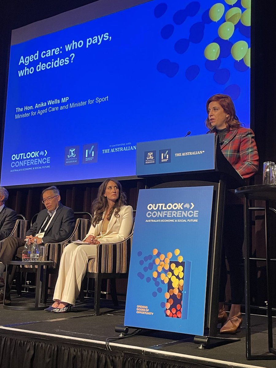 AnikaWells's tweet photo. “We must seek out innovative models of care to prepare for the greatest challenge to aged care this century: The Baby Boomers.”

My full address to the @MelbInstUOM and The @australian’s 2022 Economic and Social Conference: https://t.co/6IbMB3JSQr https://t.co/TzFyUJP1Xo