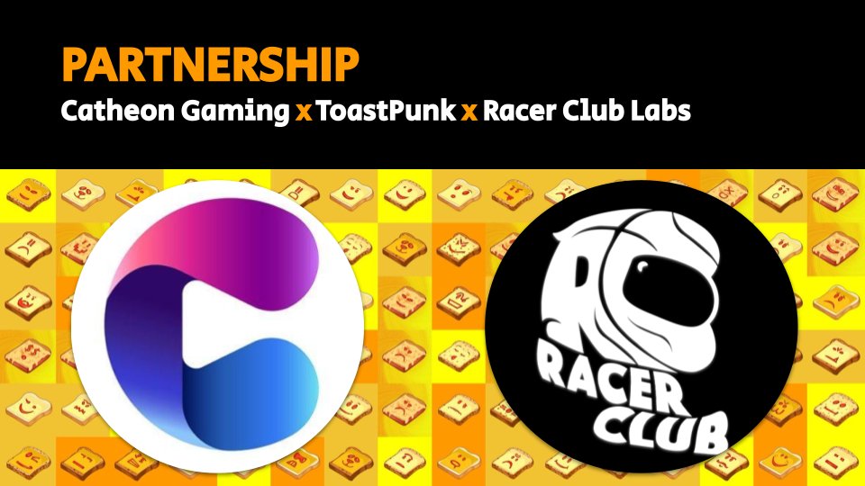 toastpunk's tweet photo. 🔥 New Partnership #Giveaway - 2 x WL spots!

⬛️ Catheon Black Pass NFT - a high utility #NFT for integral members of the #Catheon Ecosystem.

🎉 TO WIN:

1️⃣ ❤️ + RT this post

2️⃣ Follow:
@CatheonGaming 
@ToastPunk 
@RacerClubLabs

3️⃣ Tag 3 friends

⏰48hrs https://t.co/JtTRlx3QGQ