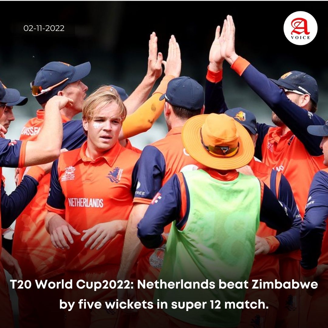 T20 World Cup 2022: Netherlands beat Zimbabwe by five wickets in super 12 match.

#T20WorldCup2022 #NEDvsZIM