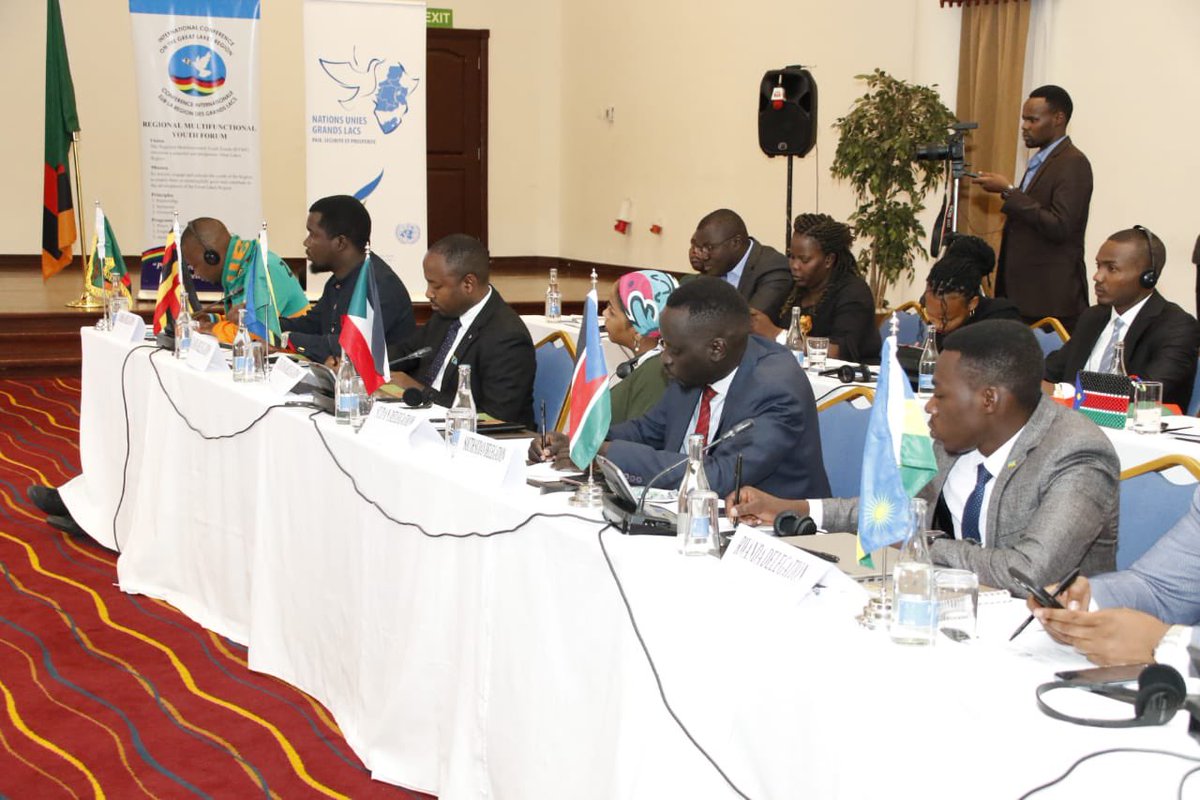 Today hosted by CS Youth Hon <a href="/AbabuNamwamba/">Amb Hon Ababu-Namwamba, EGH🇰🇪</a> the ICGLR Youth Forum General Assembly is finally taking off with the official meeting today electing the new officials from the 12 Members States to be headquartered in Nairobi. <a href="/Charles_Sunkuli/">Charles Sunkuli; CBS</a> <a href="/SDY_Ke/">State Dept for Youth Affairs & Creative Economy</a> <a href="/NYC_YouthVoice/">National Youth Council Kenya</a>  <a href="/HornofAYN/">Horn of Africa Youth Network</a>
