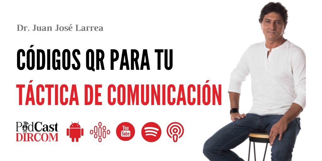 jjlarrea's tweet photo. Código QR como táctica de Comunicación
https://t.co/iWaHu3AeCV
En esta clase el Dr. Juan José Larrea explica qué es un #CódigoQR, muestra ejemplos de tácticas utilizadas en Comunicación o #Marketing, y paso a paso cómo crear de manera fácil y sin costos. #dircom https://t.co/UN7nT66I24