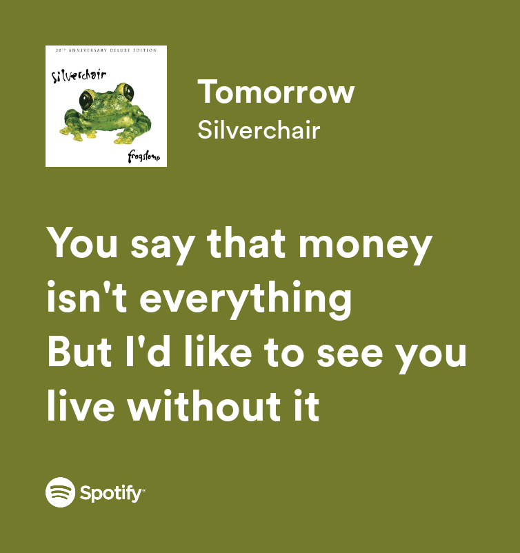 Aneurysm1984's tweet photo. #Silverchair - Tomorrow #Frogstomp
https://t.co/r1dGgNUDMS https://t.co/T9sumJGVuc