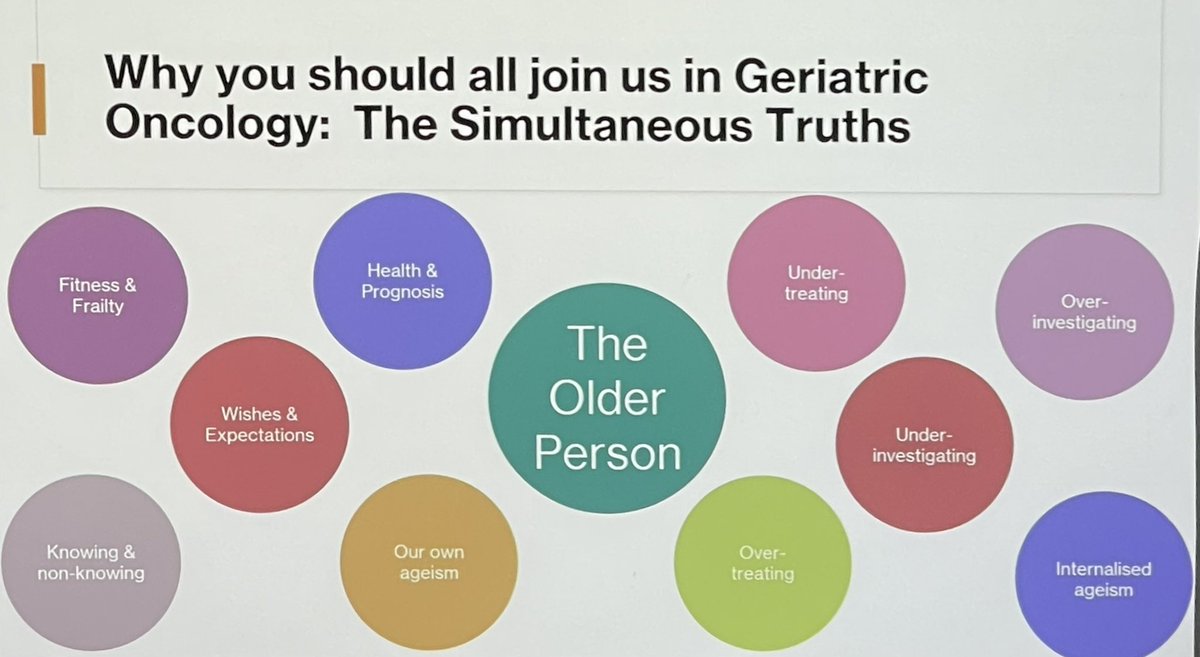 #Ageism is calling an 81 year old “full of life” and you secretly think they should not be - @mskrasovitsky explaining the power of language and the insidious structure of ageism that exists in healthcare #COSA22