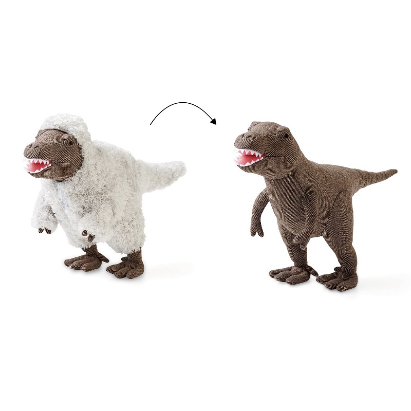 youmore_tw's tweet photo. ティラノサウルスもふもふ説🦖

実は羽毛が生えていた…？という新説をもとに作った、もふもふティラノサウルスのぬいぐるみです。羽毛を脱がせれば元通り。説がくつがえったときにも安心です。
▼
https://t.co/U7H0bBo2tC https://t.co/KKQoFyN7D4