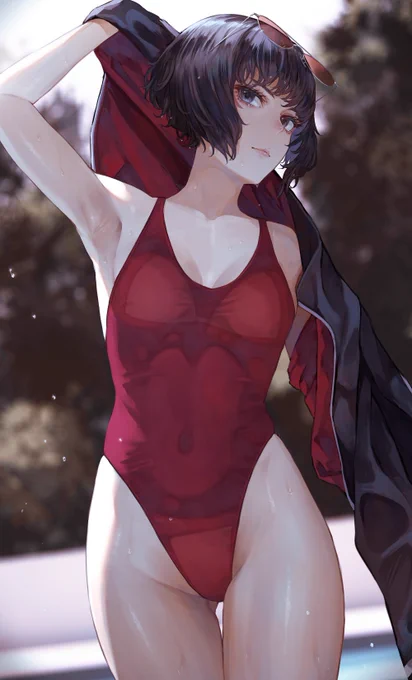 赤い水着 