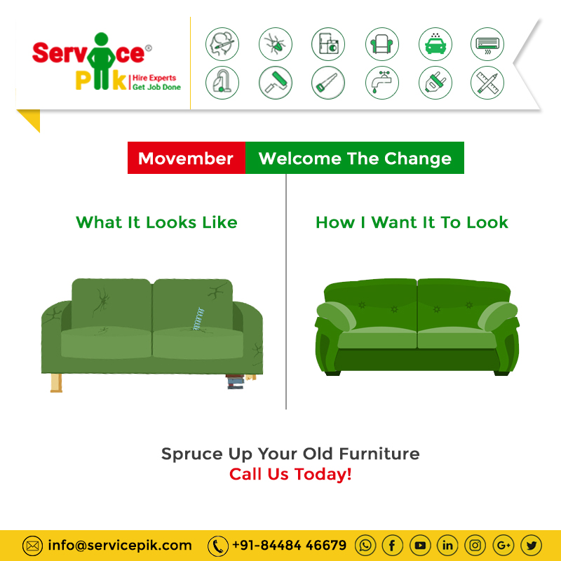 pik_service's tweet photo. So What are you doing this Movember?
Take a Move, Welcome The Change!
For repair services, Call us today!
#servicepik #service #doorstepservices #welcome #change #easybuying #furniture #carpenter #plumber #serviceforyou https://t.co/qzE3ZmsTcv