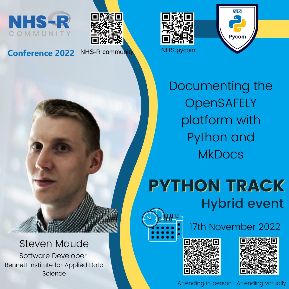 NHS Python Community (@nhspycom) on Twitter photo A frequently overlooked element of software development is writing good documentation. Steven Maude joins us on 17/11/22 to talk about his experiences creating documentation for the OpenSAFELY project @
nhs-pycom.net/nhs-r-conferen… <a href="/NHSDigital/">NHS England Transformation</a> <a href="/NHSEngland/">NHS England</a> #Python #MkDocs #opensource A frequently overlooked element of software development is writing good documentation. Steven Maude joins us on 17/11/22 to talk about his experiences creating documentation for the OpenSAFELY project @
nhs-pycom.net/nhs-r-conferen… <a href="/NHSDigital/">NHS England Transformation</a> <a href="/NHSEngland/">NHS England</a> #Python #MkDocs #opensource