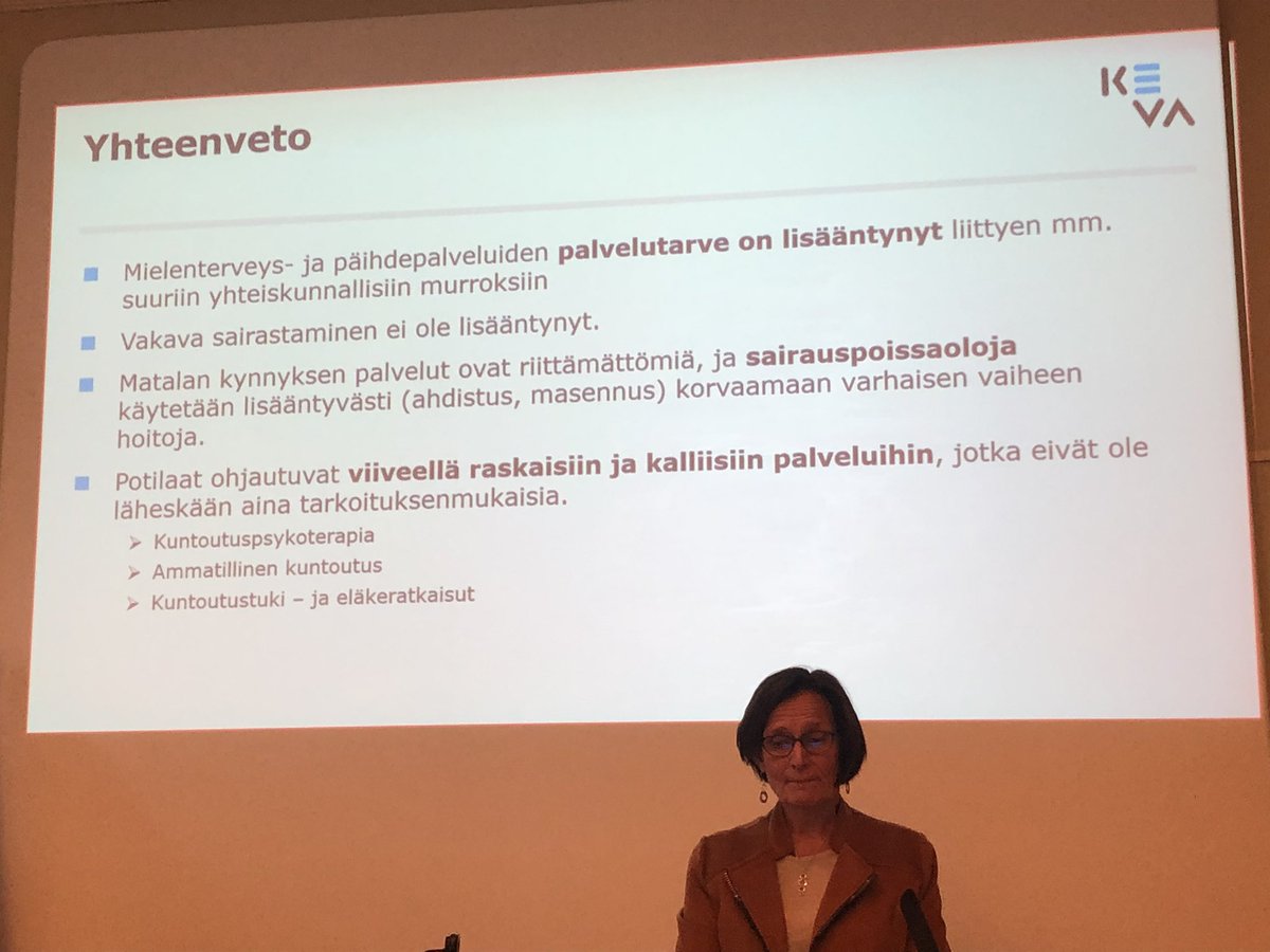 Tuula Metsä kiteytti hyvin miksi tarvitsemme ratkaisuja mielenterveyskriisiin. @TerapiatEL #mielenterveys