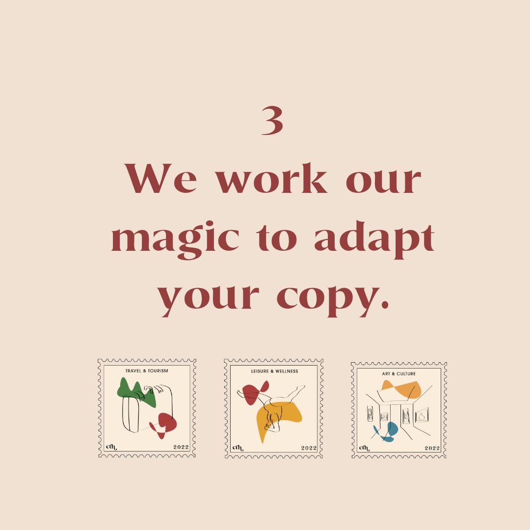 CTH_translation's tweet photo. 1️ Here’s an insight into what it’s like to work with us, from start to finish. https://t.co/jnYLrhyDoF
