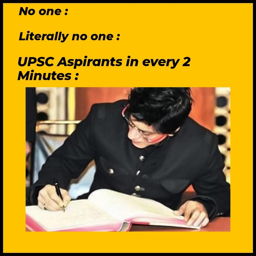 prep_aud's tweet photo. Bade bade goals ke liye, Tyari toh karni padti hai, Senorita😭
#prepaud
Follow @prep_aud for more such memes.

#srk #happybirthdaysrk #upsc #upscmotivation #inspiration #currentaffairs #ias #ips #upscknowledge #generalknowledge #history #upscfacts #memes #PathaanTeaser #india https://t.co/RHgxMNQCZe