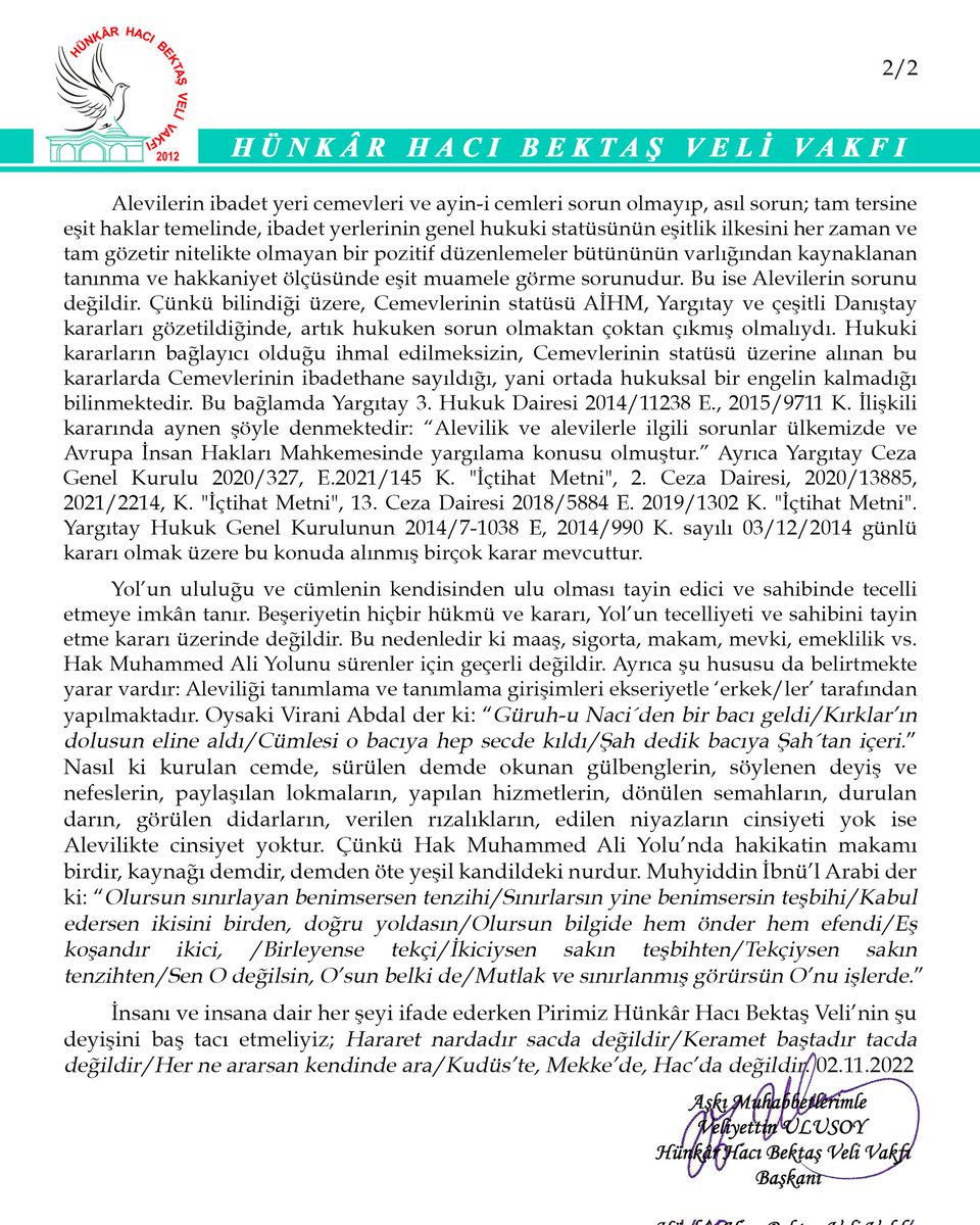 CEM-İ VAHDETTE TECELLİ BEZMİNDE DEM SÜRÜP DİDAR GÖRENLER MERHABA
hunkarvakfi.org/2022/11/02/cem…
