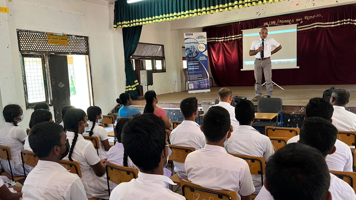 McLarens Maritime Academy (MMA) organized a career guidance program for Walagedara Secondary School – Aluthgama on 16th September 2022