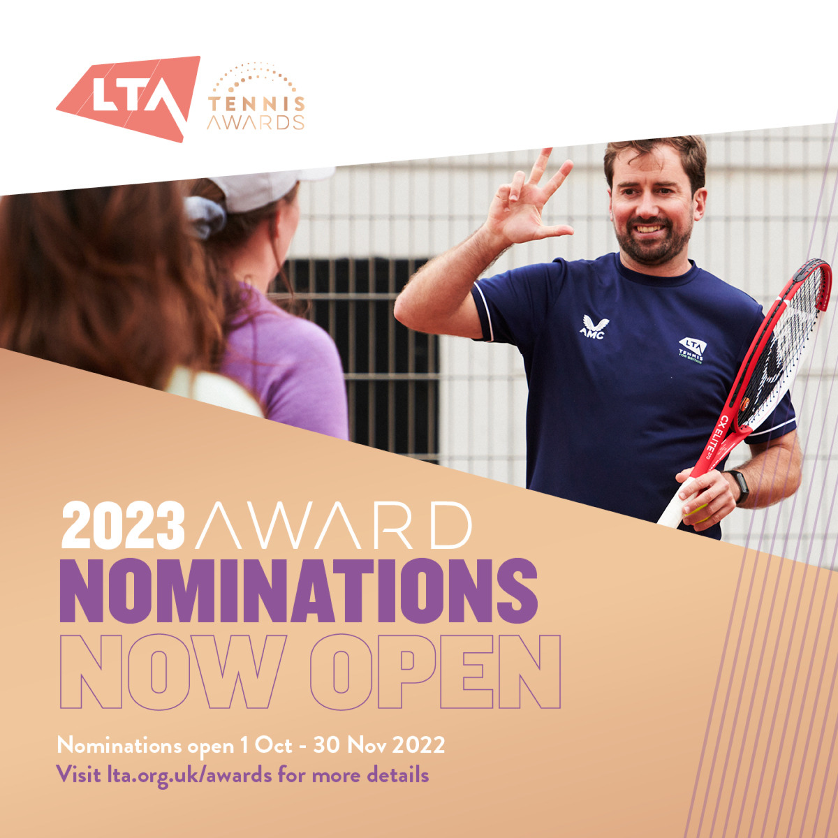 A reminder that the LTA Tennis Awards nominations close on 30 November. The annual awards highlight the incredible achievements and contributions of people in tennis across Britain. Lots of deserving people in H&amp;W. Get nominating shorturl.at/beNV9