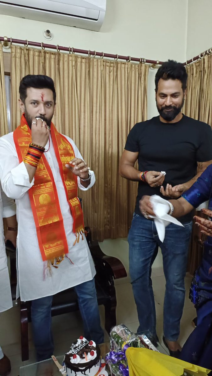 VineetLJP's tweet photo. Happy birthday.. My President !

@LJP4India 
@iChiragPaswan https://t.co/hLjbwmM70z