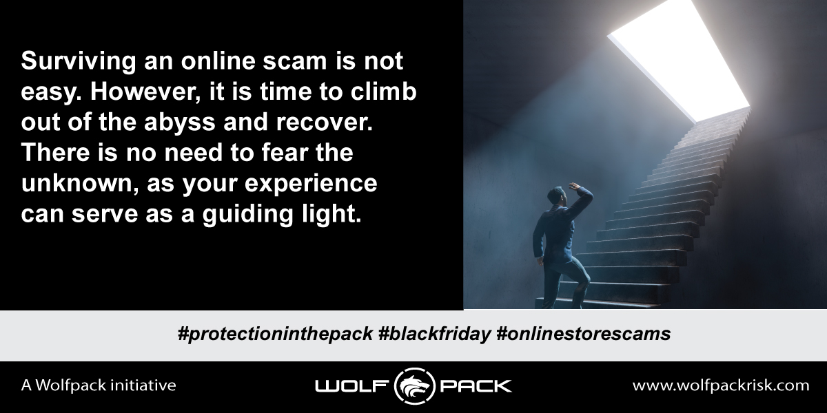 AlertAfrica's tweet photo. Don’t let black Friday give you the blues. Take back your power and start recovering today. Your experience can help another person out of the abyss.
#protectioninthepack #blackfriday #onlinestorescams https://t.co/RjKRkxeI0x