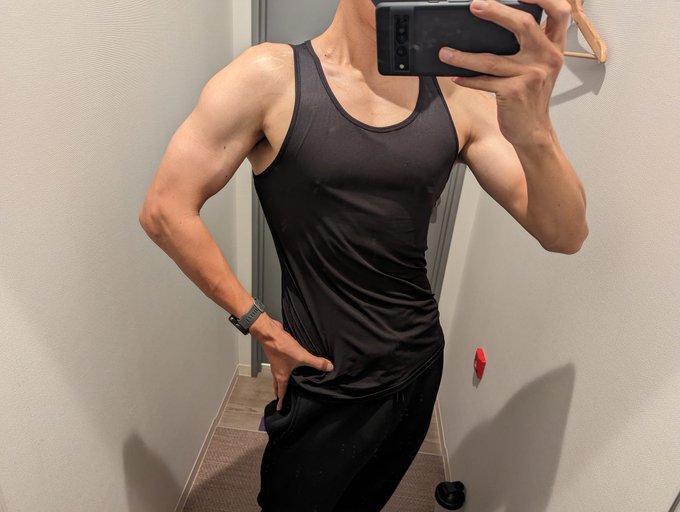 腕と背中トレをしました✨🐱✨ 