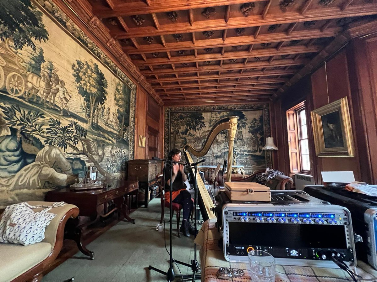 I’m VERY excited to announce that <a href="/CreativeScots/">Creative Scotland</a> have decided to fund me to make music! I’m working <a href="/Hospitalfield/">Hospitalfield</a> on their 200 yo harp on a suite of my own compositions. Recording with the most excellent <a href="/cspaceduncan/">C Duncan</a> and Iain <a href="/glowormrec/">GloWormRecording</a> and feeling like a very lucky bean.