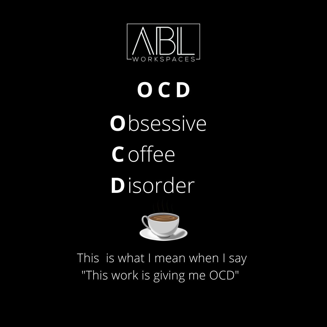 ABLWorkspaces's tweet photo. This is what I mean when I say "This work is giving me OCD".
.
.
.
#ocd #coffee #cooperateam #cooperatlife #coworking #coworkingspace https://t.co/rbQ0ijHBMW
